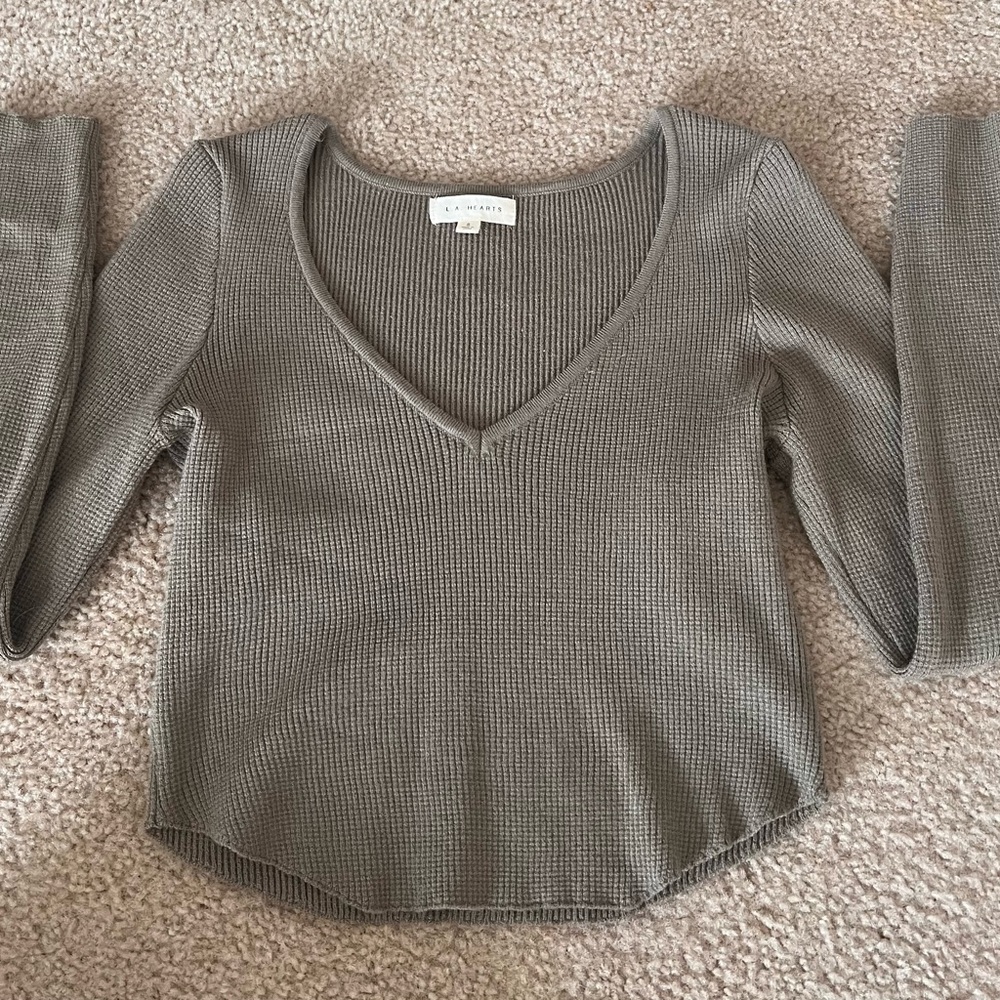 Dark Green Pacsun Long sleeve shirt